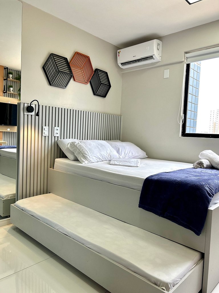(108) Studio moderno - Perto da Praia