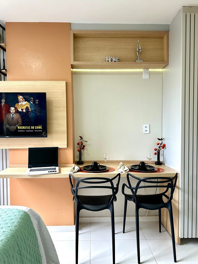 (108) Studio moderno - Perto da Praia