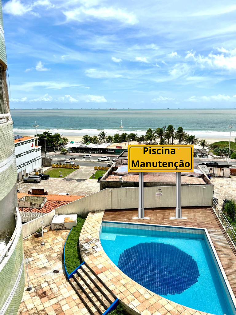(204) Inesquecível Vista Mar na praia da Litorânea