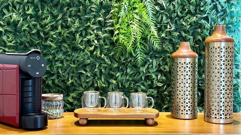 (1305) Studio moderno e aconchegante no Calhau