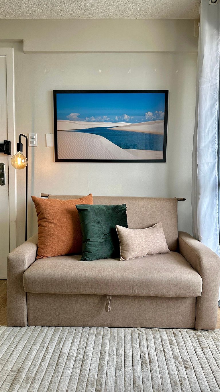 (1002) Flat na Praia da Ponta da Areia