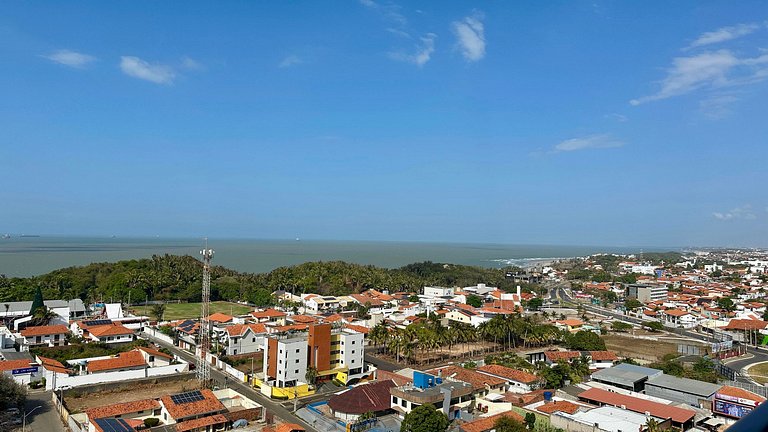 (1406) Studio Elegante com Vista Mar