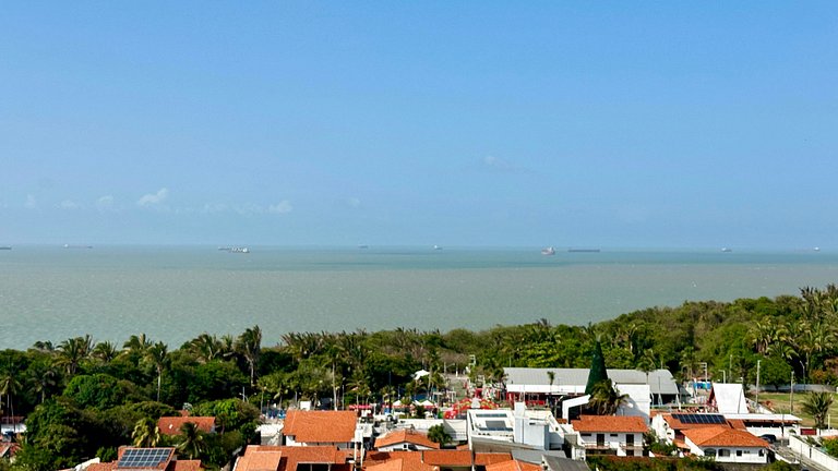 (1406) Studio Elegante com Vista Mar