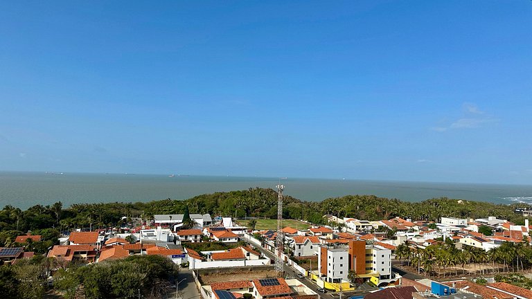 (1406) Studio Elegante com Vista Mar