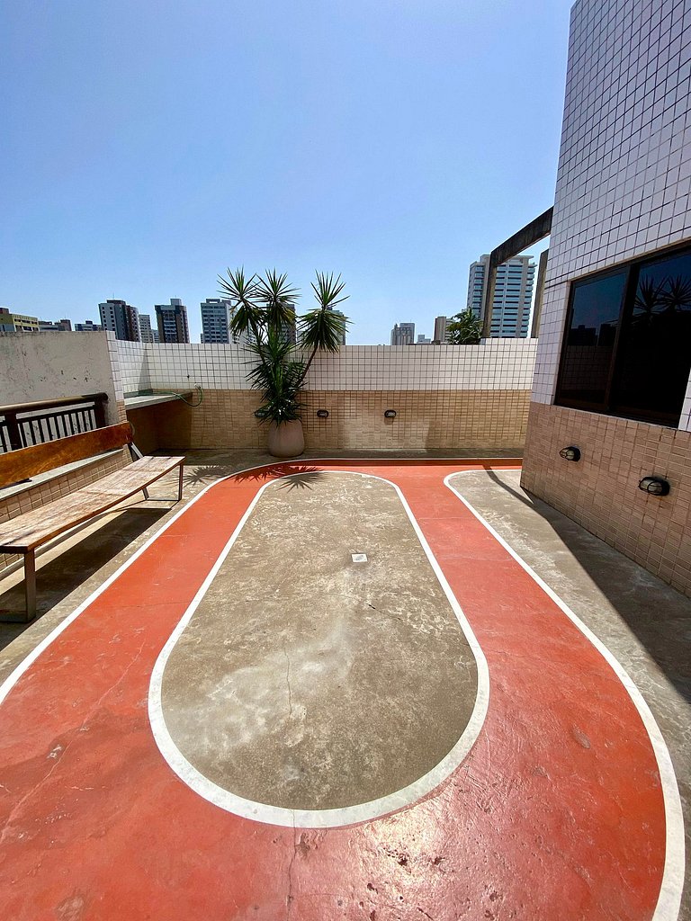 (1406) Studio Elegante com Vista Mar