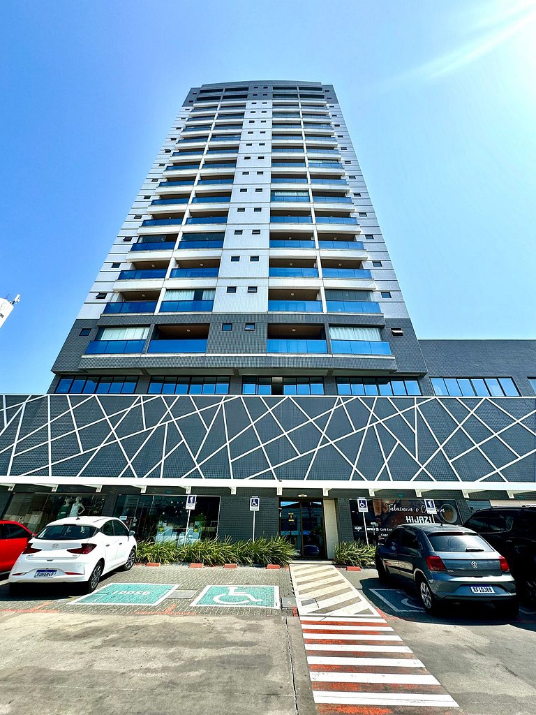 (1406) Studio Elegante com Vista Mar