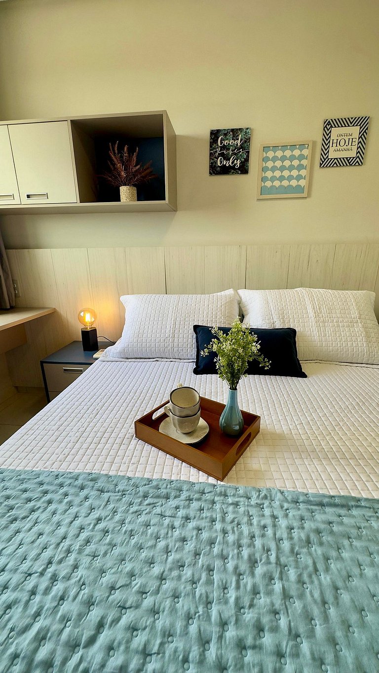 (1209) Studio com Vista Panorâmica para o Mar