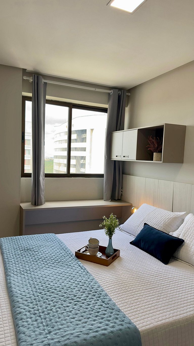 (1209) Studio com Vista Panorâmica para o Mar