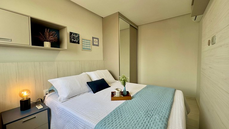 (1209) Studio com Vista Panorâmica para o Mar