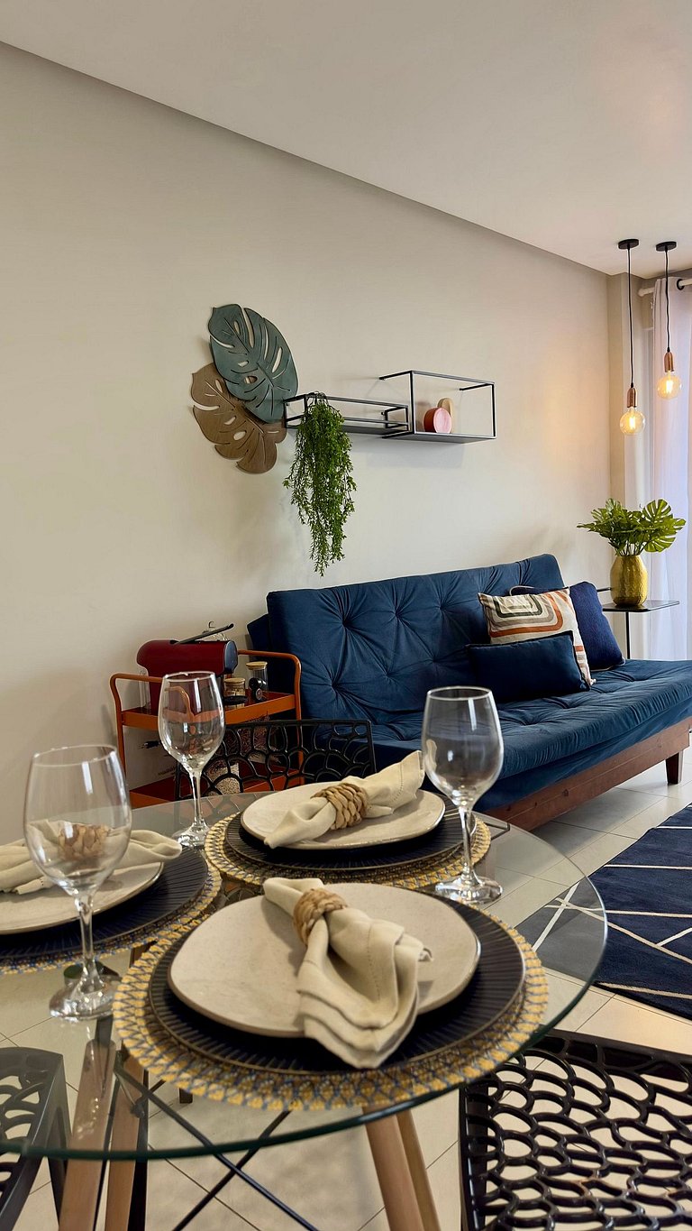 (1209) Studio com Vista Panorâmica para o Mar