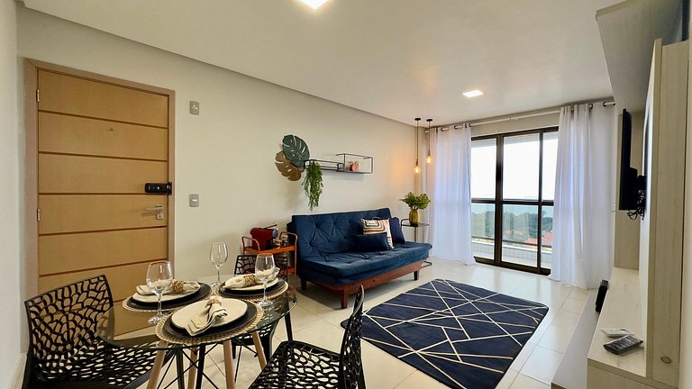 (1209) Studio com Vista Panorâmica para o Mar