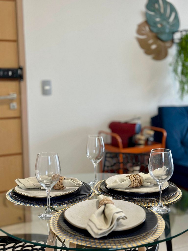 (1209) Studio com Vista Panorâmica para o Mar