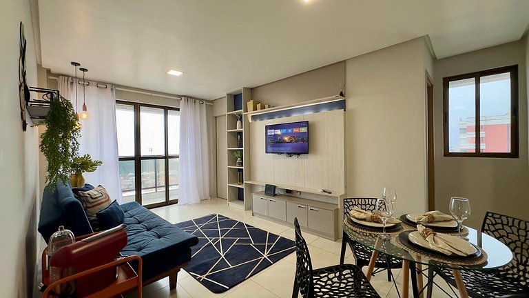 (1209) Studio com Vista Panorâmica para o Mar