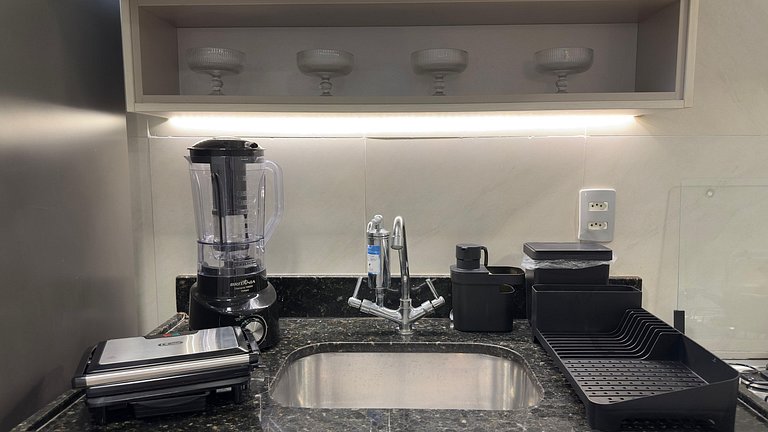 (1209) Studio com Vista Panorâmica para o Mar