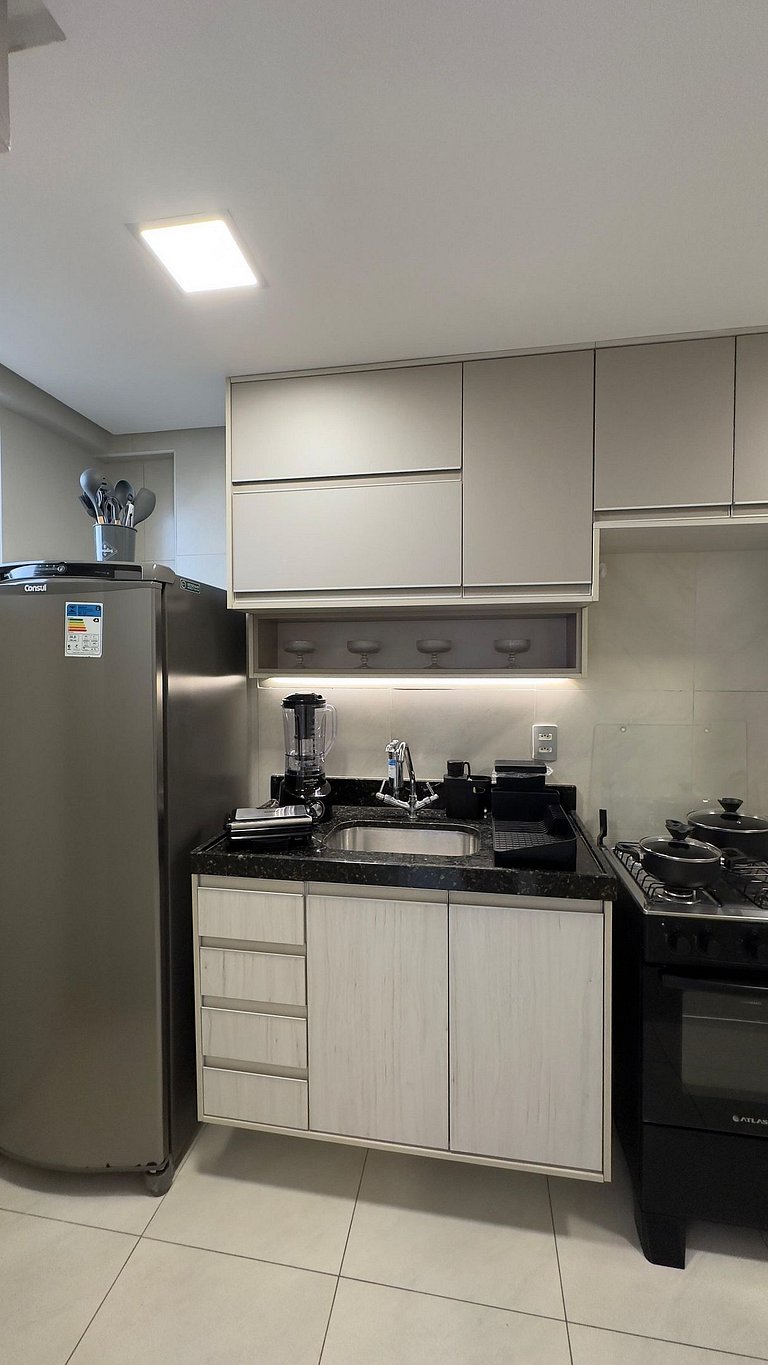 (1209) Studio com Vista Panorâmica para o Mar