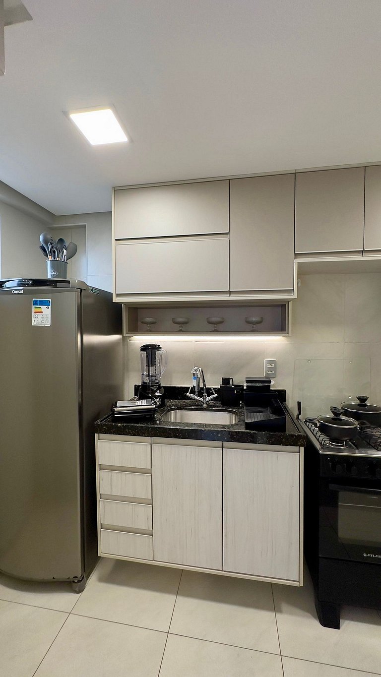 (1209) Studio com Vista Panorâmica para o Mar