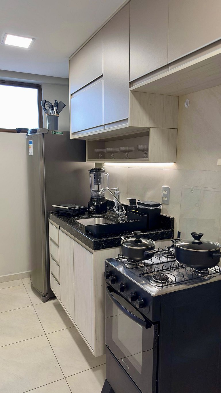 (1209) Studio com Vista Panorâmica para o Mar