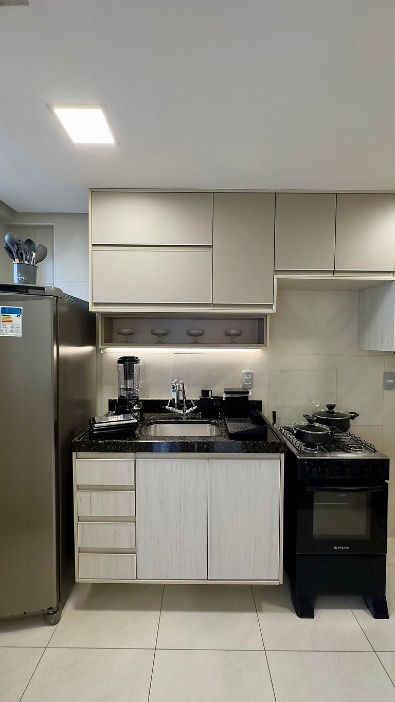 (1209) Studio com Vista Panorâmica para o Mar