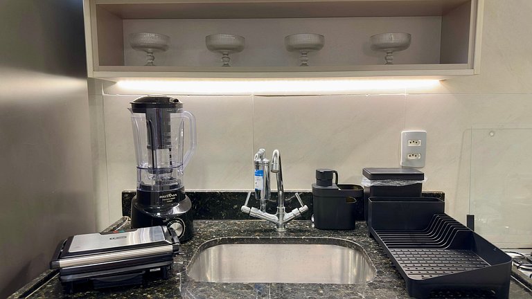 (1209) Studio com Vista Panorâmica para o Mar