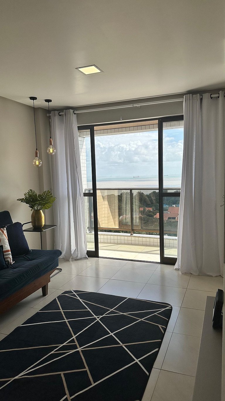 (1209) Studio com Vista Panorâmica para o Mar