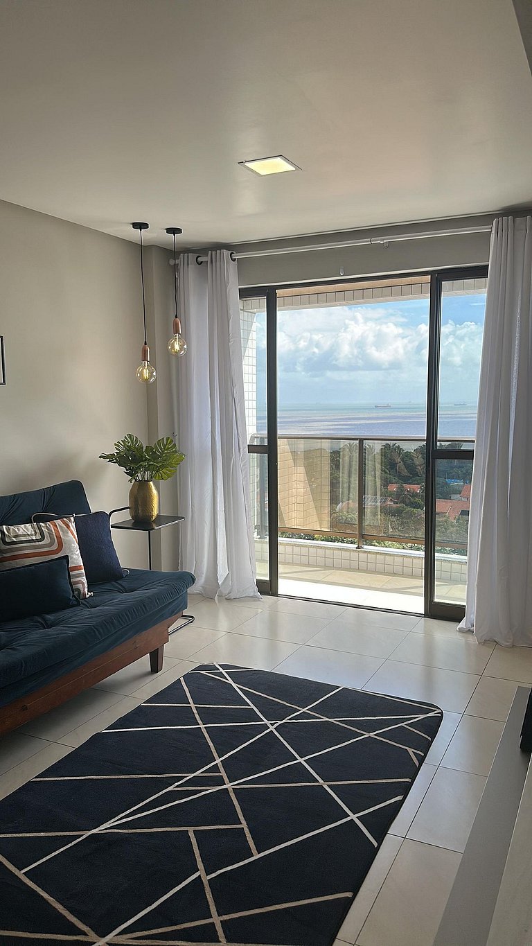 (1209) Studio com Vista Panorâmica para o Mar