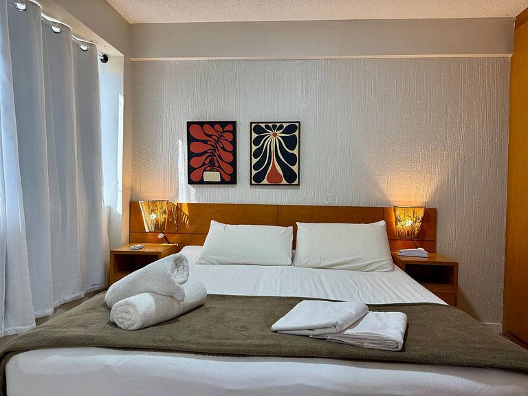 (1002) Flat na Praia da Ponta da Areia