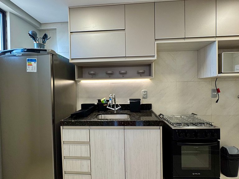 (1209) Studio com Vista Panorâmica para o Mar