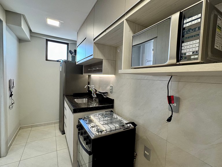 (1209) Studio com Vista Panorâmica para o Mar