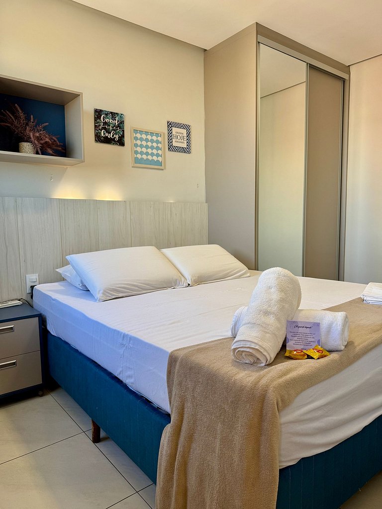 (1209) Studio com Vista Panorâmica para o Mar