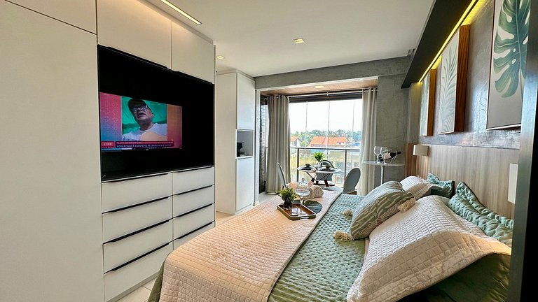 (106) Studio Inesquecível em espaço Moderno