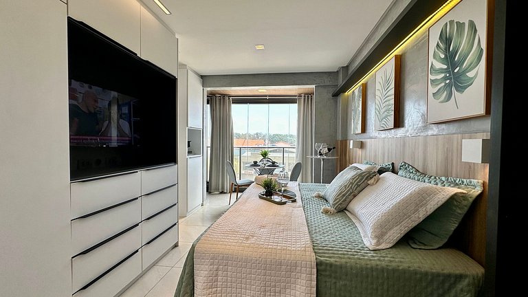 (106) Studio Inesquecível em espaço Moderno