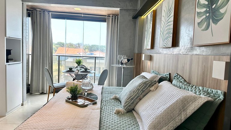 (106) Studio Inesquecível em espaço Moderno