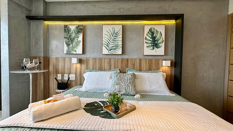 (106) Studio Inesquecível em espaço Moderno