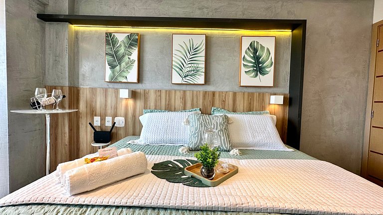 (106) Studio Inesquecível em espaço Moderno