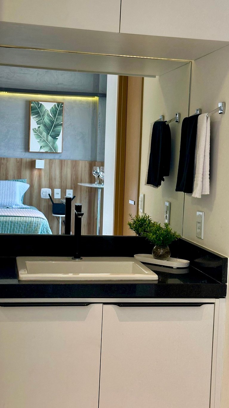 (106) Studio Inesquecível em espaço Moderno