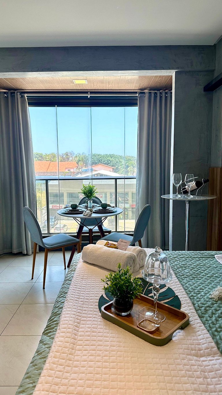 (106) Studio Inesquecível em espaço Moderno