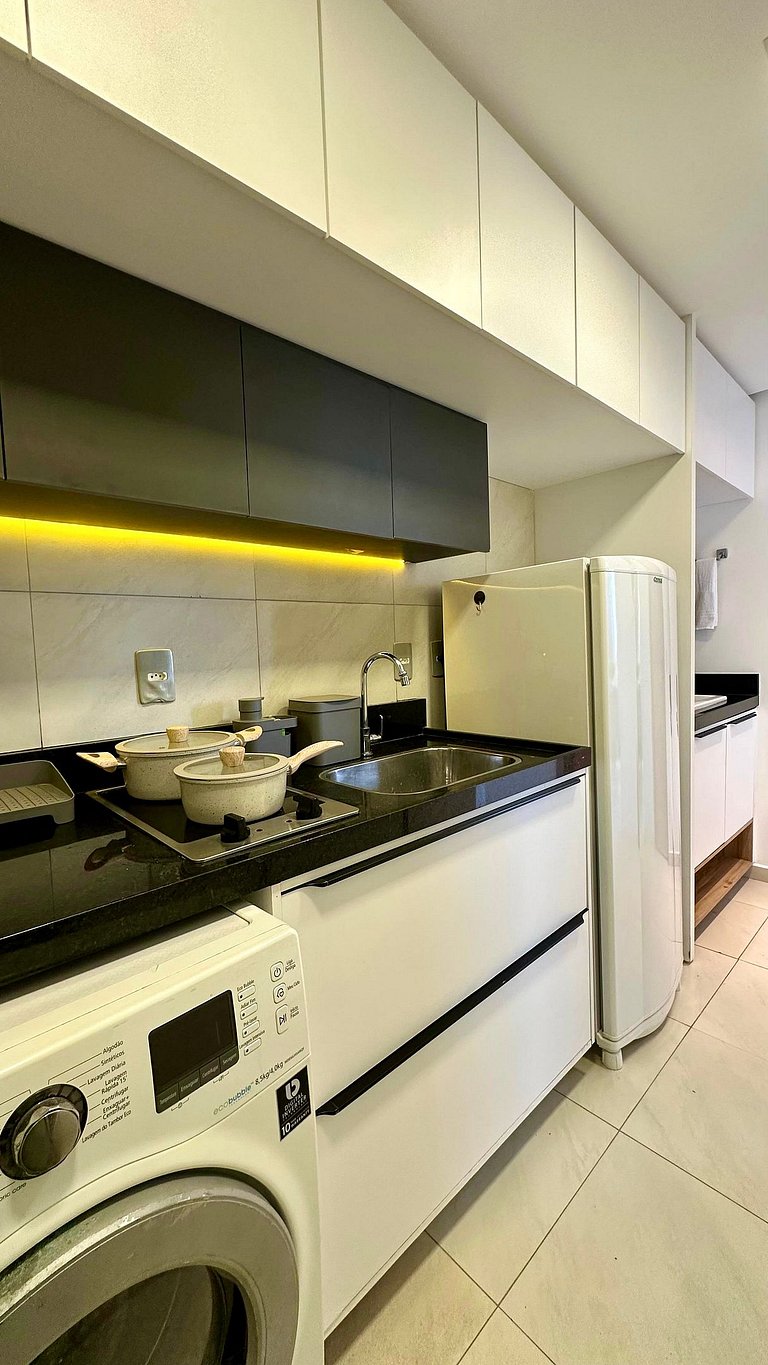 (106) Studio Inesquecível em espaço Moderno