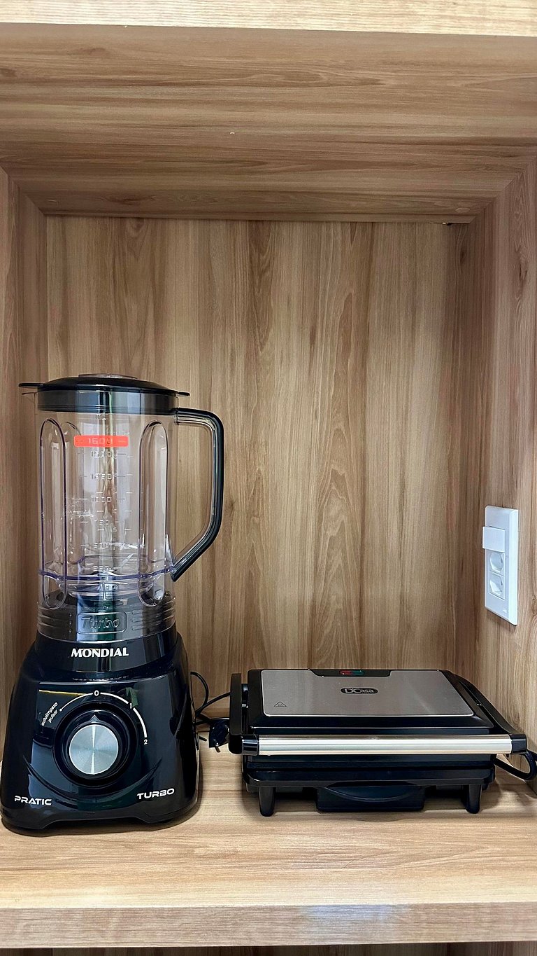 (106) Studio Inesquecível em espaço Moderno