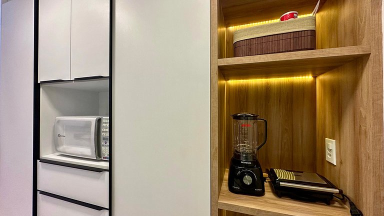 (106) Studio Inesquecível em espaço Moderno