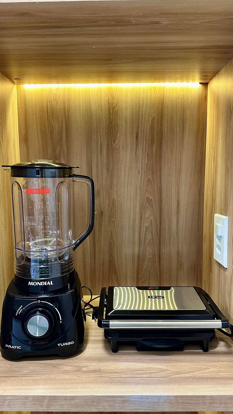 (106) Studio Inesquecível em espaço Moderno