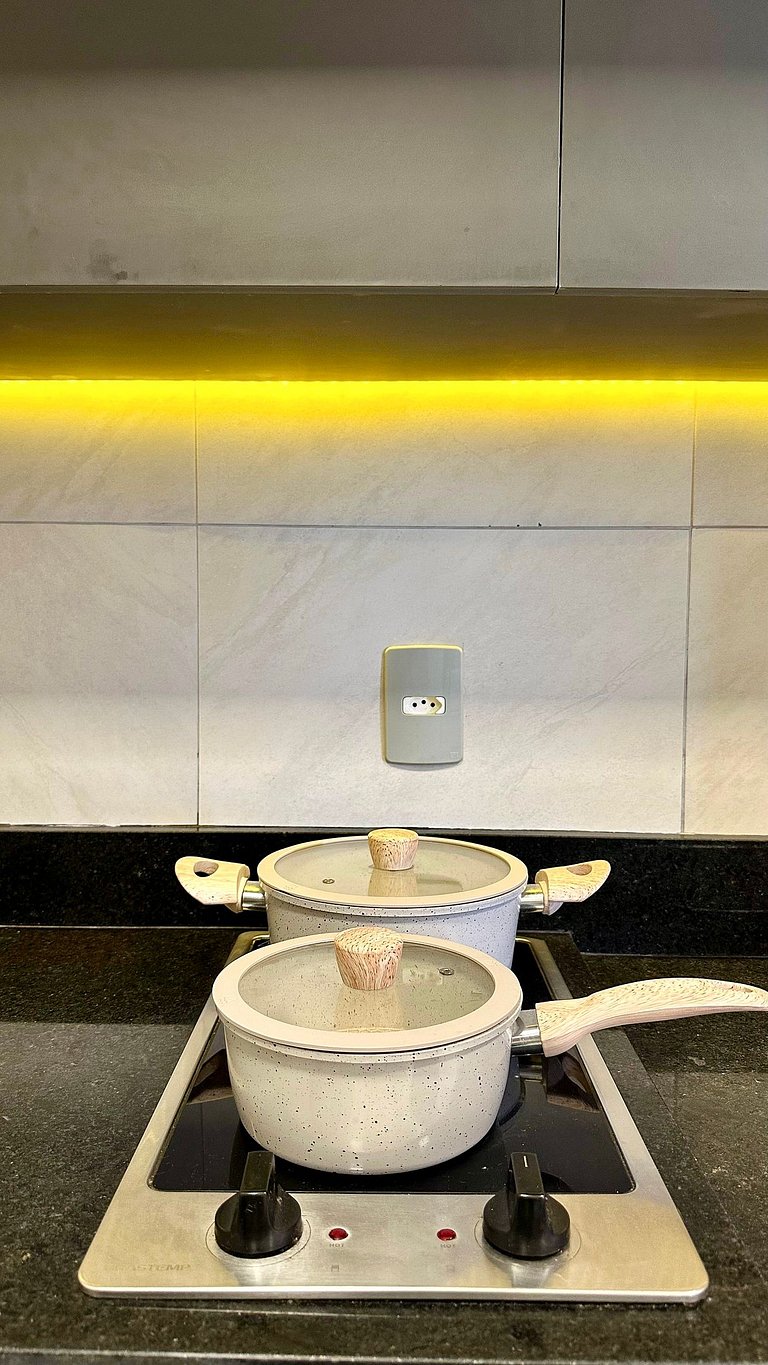 (106) Studio Inesquecível em espaço Moderno