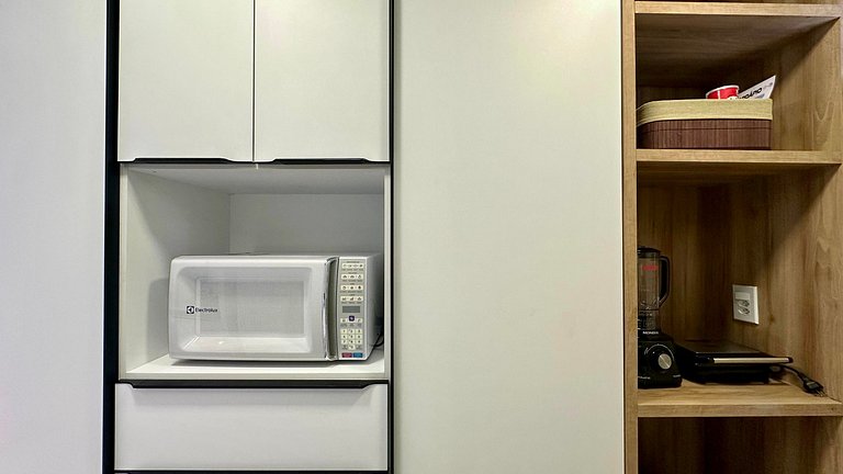 (106) Studio Inesquecível em espaço Moderno