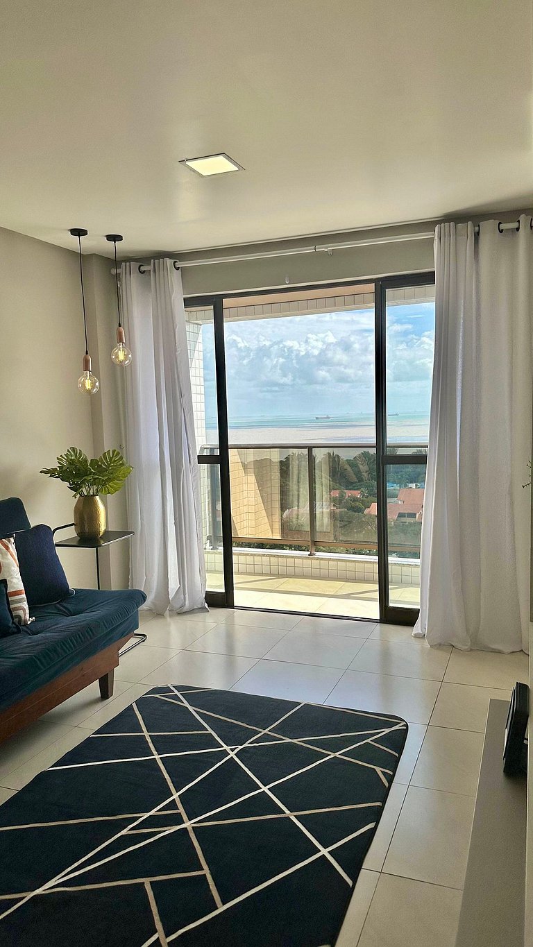 (1209) Studio com Vista Panorâmica para o Mar