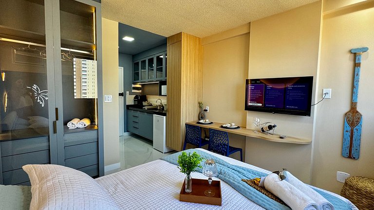 (507) Studio mar perto da praia
