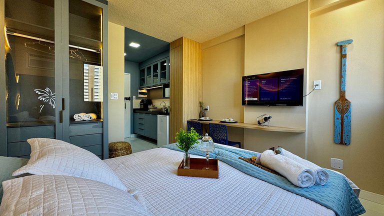 (507) Studio tropical Perto da Praia