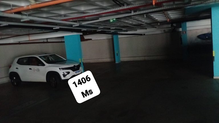 (1406) Studio Elegante com Vista Mar